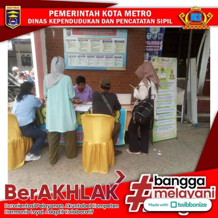 Jemput Bola Pelayanan IKD di SAMSAT KOTA METRO