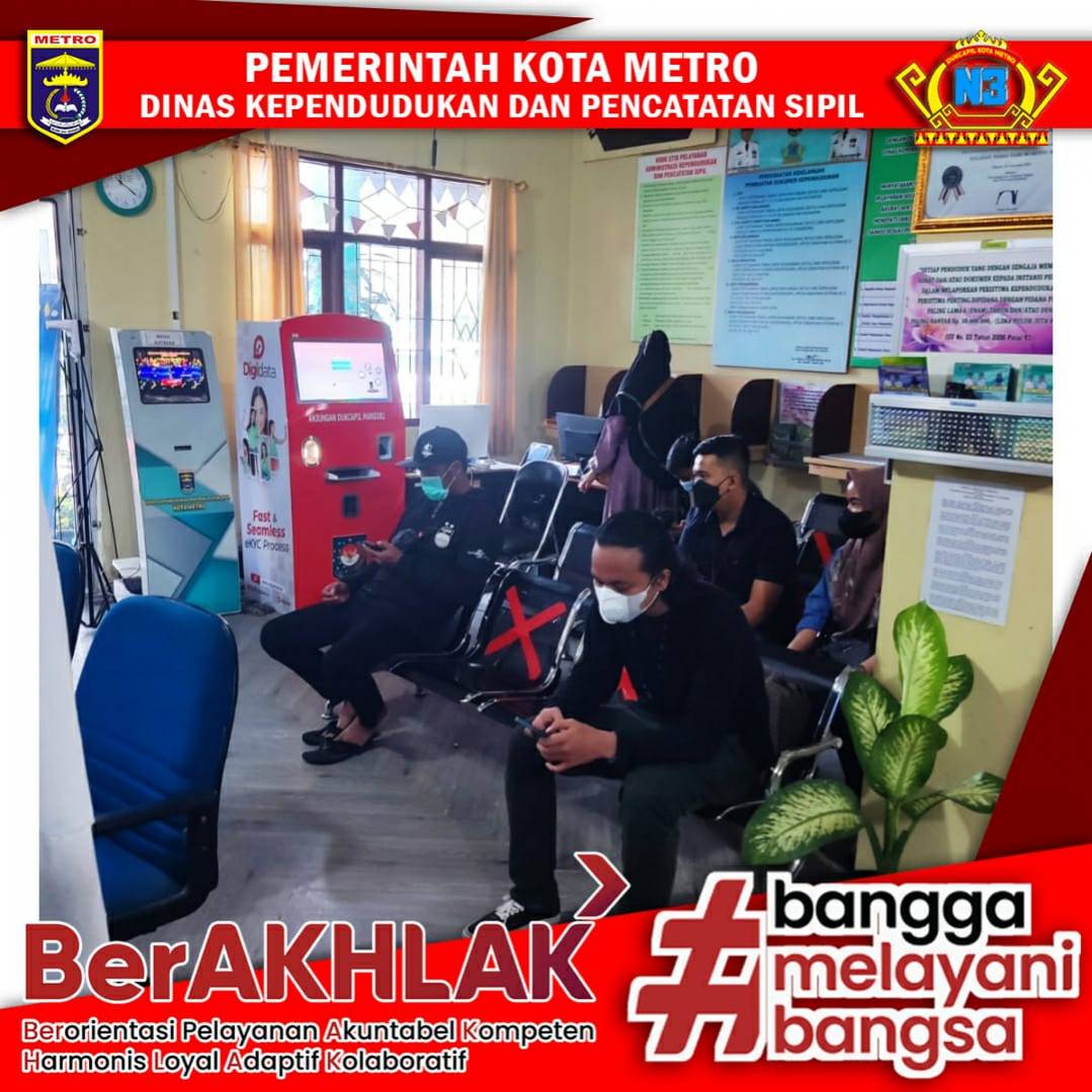 Pelayanan Harian Dinas Dukcapil Kota Metro