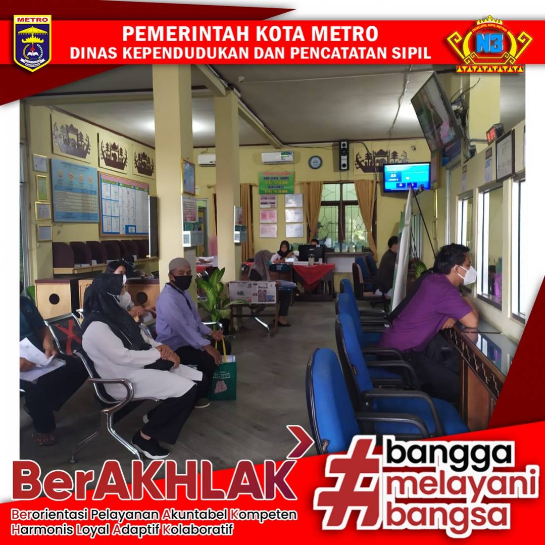 Pelayanan Harian Dinas Dukcapil Kota Metro