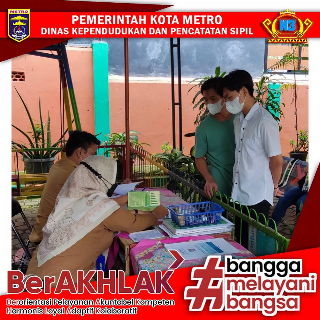 Pelayanan Harian Dinas Dukcapil Kota Metro