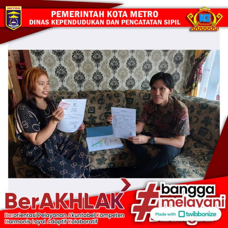 Pelayanan Jemput Bola Mingguan Dinas Dukcapil Kota Metro