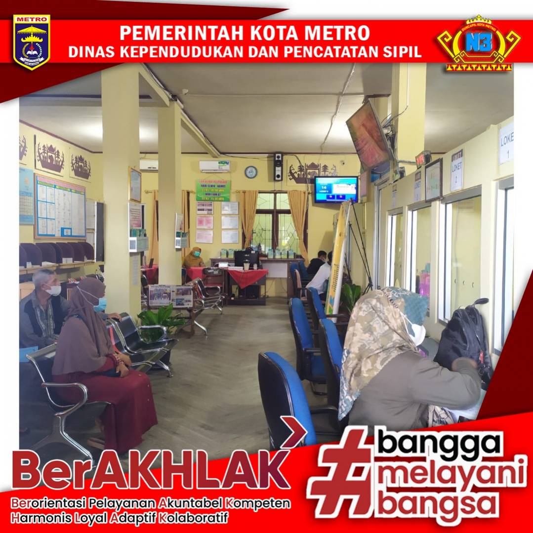 Pelayanan Harian Dinas Dukcapil Kota Metro