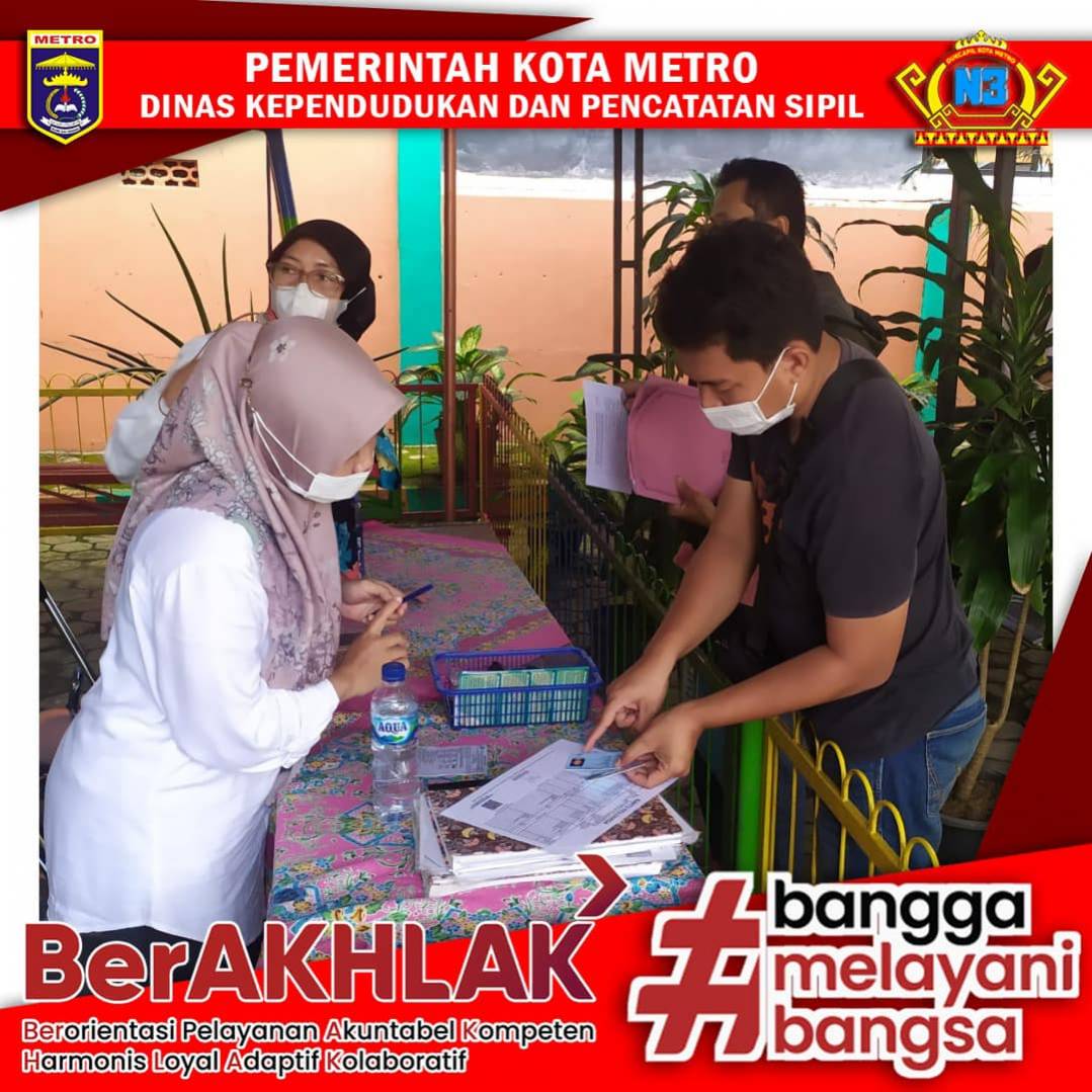 Pelayanan Harian Dinas Dukcapil Kota Metro