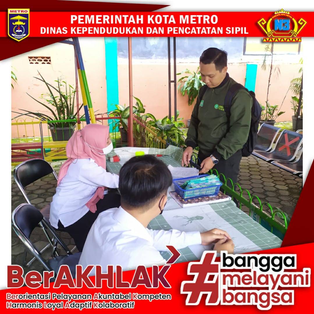Pelayanan Harian Dinas Dukcapil Kota Metro