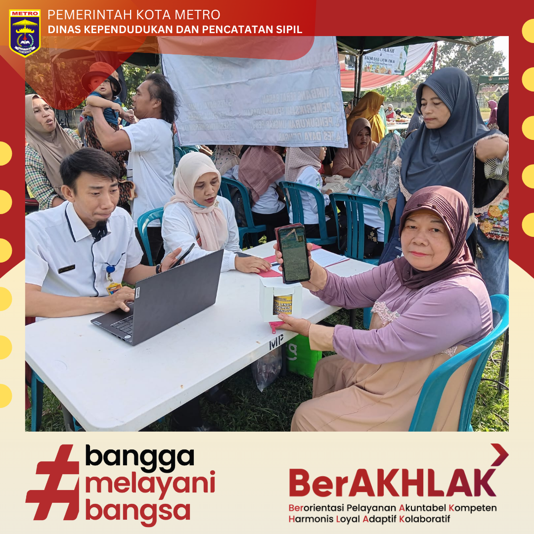 Jemput Bola Aktivasi IKD pada acara Bazar Murah