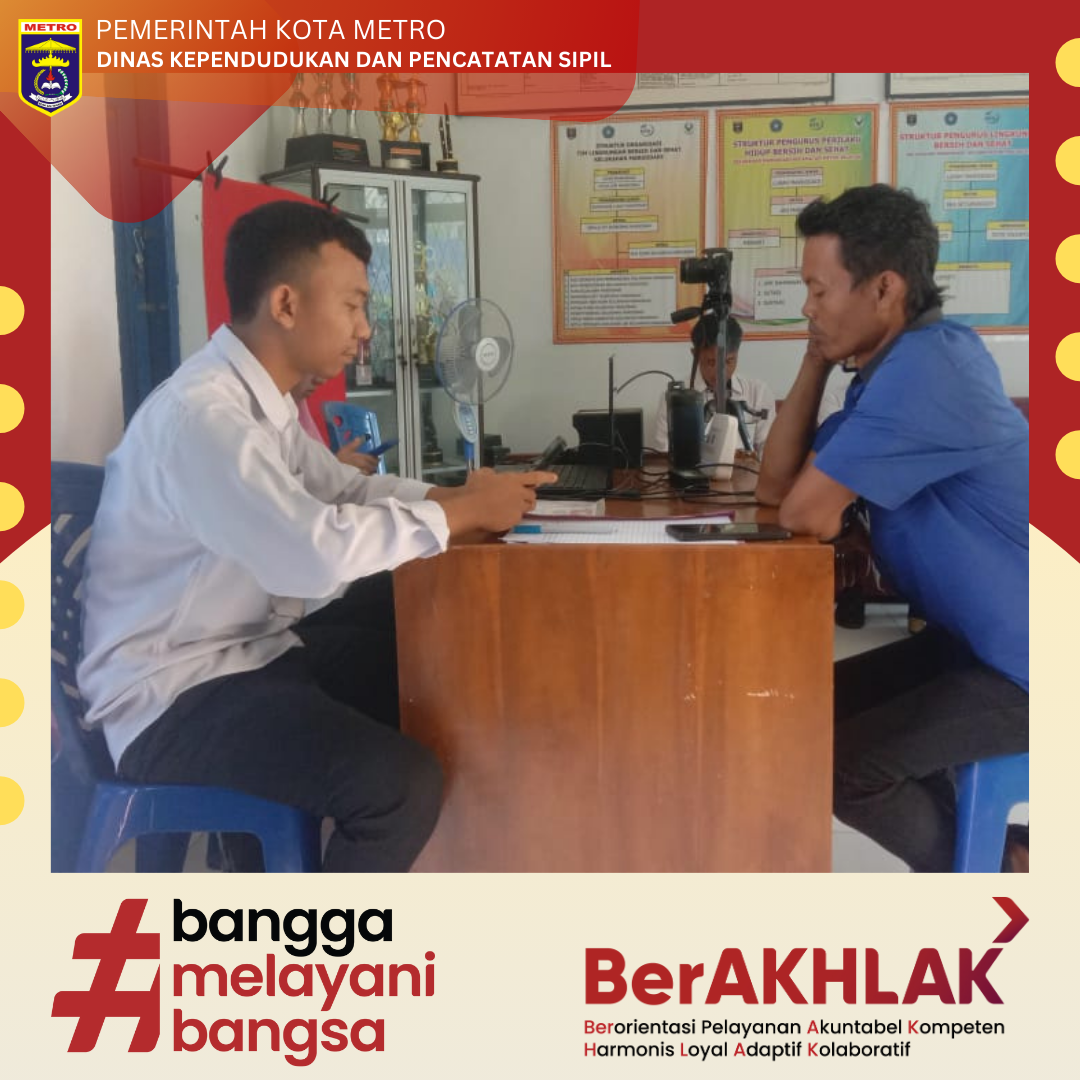 Perekaman KTP Pemula di Kelurahan Margodadi