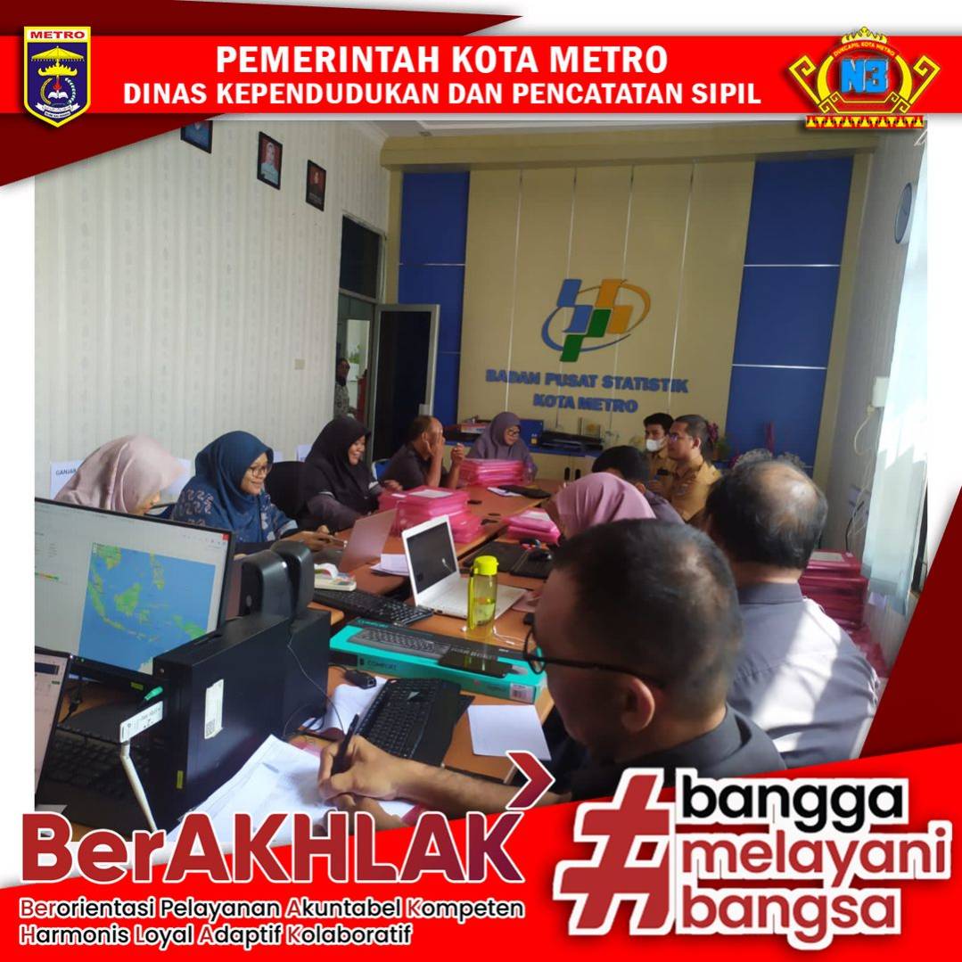 Jemput Bola pelayanan hari ke Pembuatan Identitas Kependudukan Digital (IKD) pada BPS Kota Metro