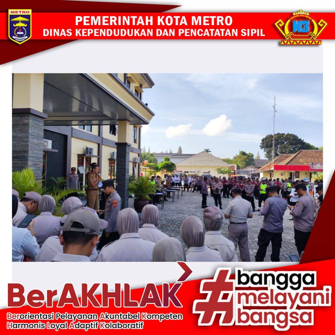 Jemput Bola pelayanan Pembuatan Identitas Kependudukan Digital (IKD) pada Polres Metro
