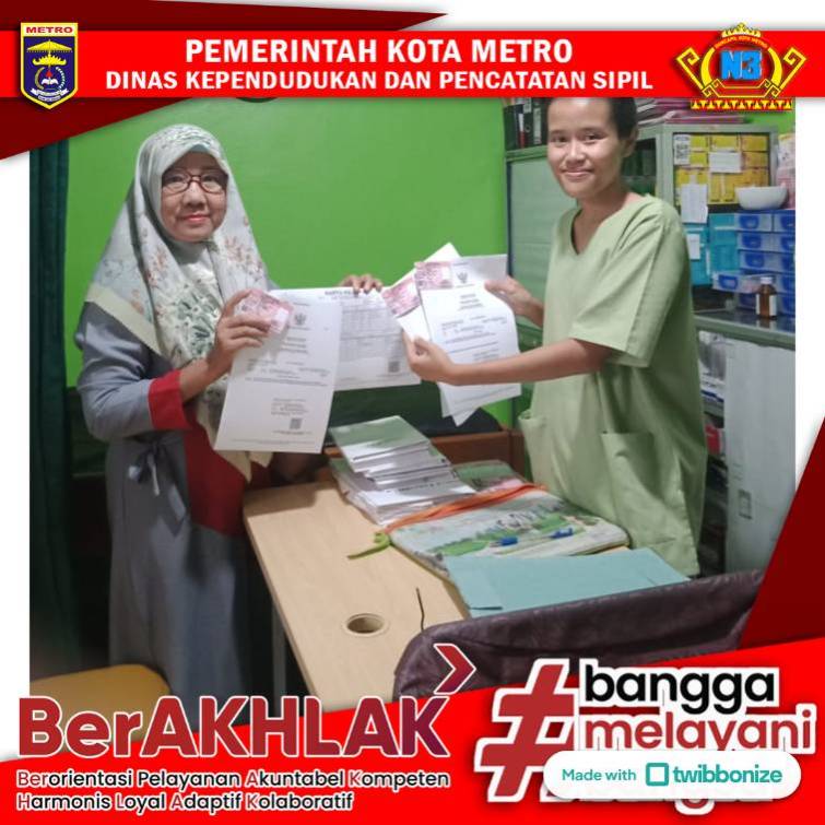Pelayanan Jemput Bola Mingguan Dinas Dukcapil Kota Metro