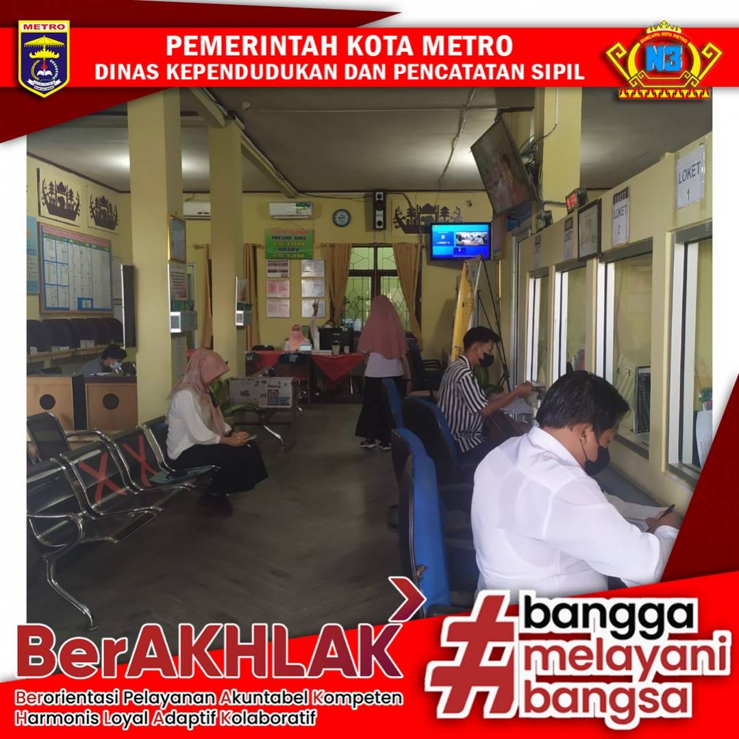 Pelayanan Harian Dinas Dukcapil Kota Metro