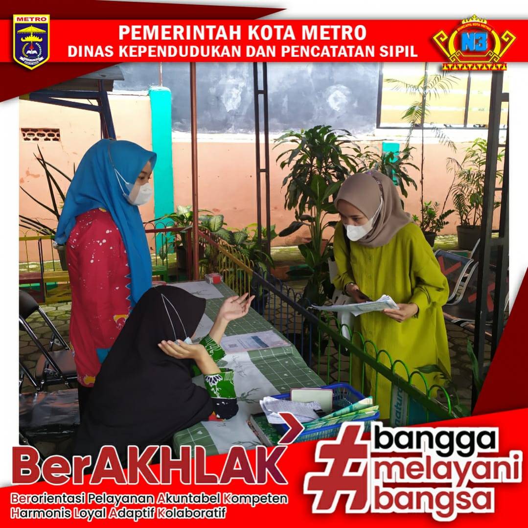 Pelayanan Harian Dinas Dukcapil Kota Metro