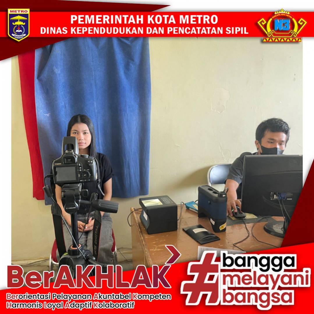 Pelayanan Harian Dinas Dukcapil Kota Metro