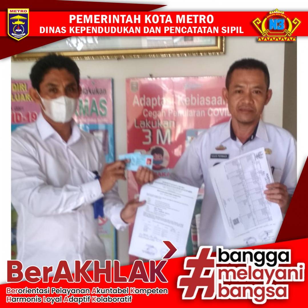 Penyerahan KTP-el ke Kelurahan