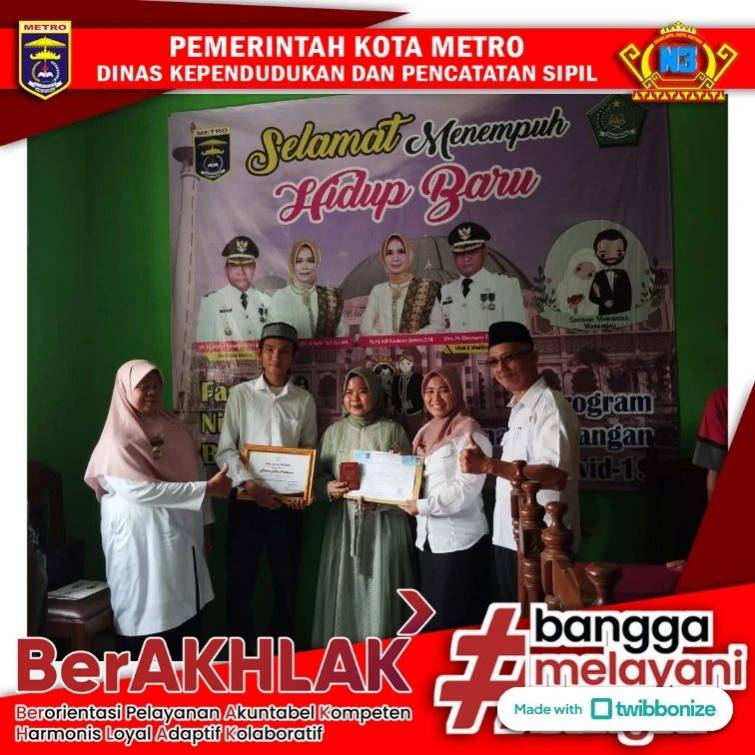 Pelayanan TERPANA Disdukcapil Kota Metro