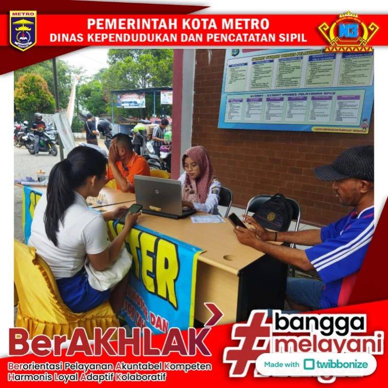 Jemput Bola Pelayanan IKD di SAMSAT KOTA METRO
