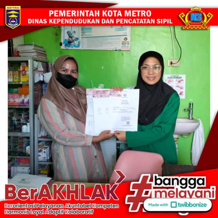 Pelayanan Jemput Bola Mingguan Dinas Dukcapil Kota Metro