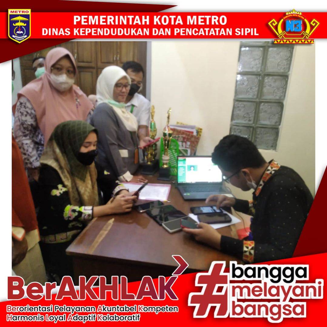 Jemput Bola Pembuatan Identitas Kependudukan Digital pada Rumah Sakit Umum Daerah Jenderal Ahmad Yani Kota Metro