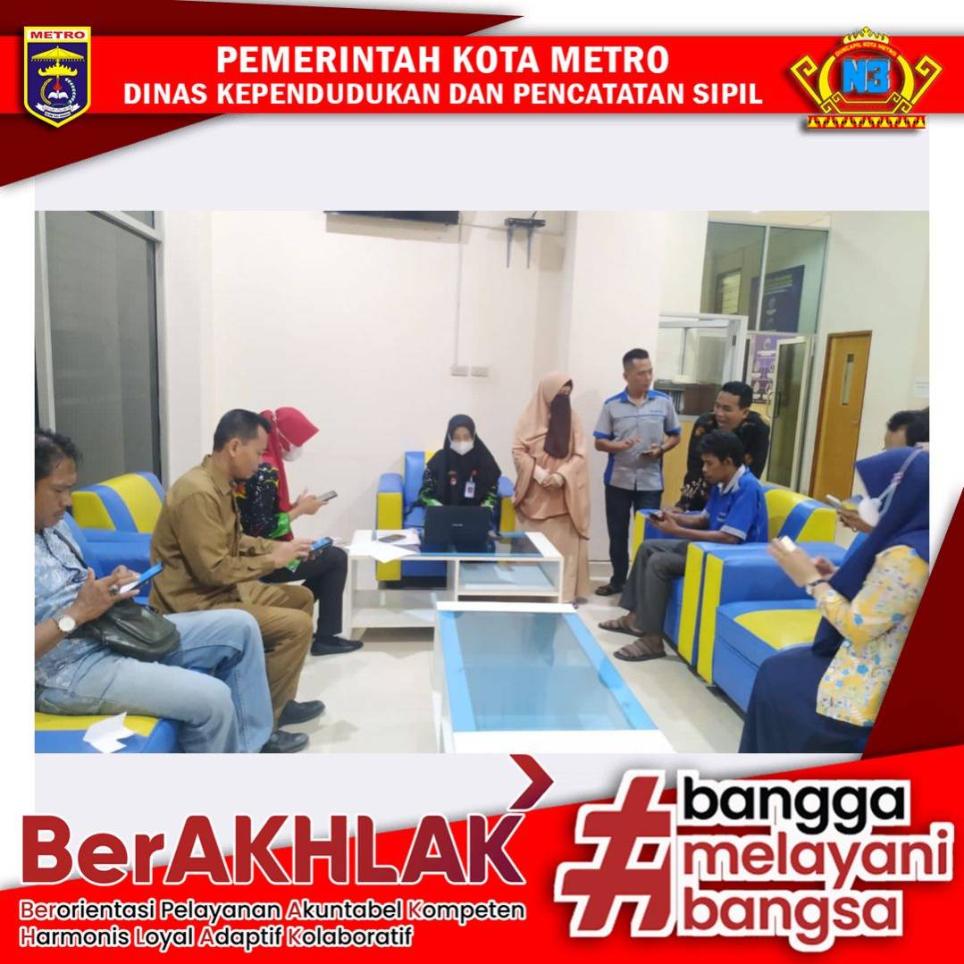 Jemput Bola Pembuatan Identitas Kependudukan Digital di Universitas Muhammadiyah Metro