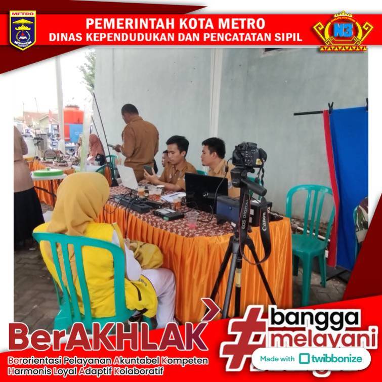 Jemput Bola Pelayanan IKD di Wisma Haji Al-Khairiyah Kota Metro