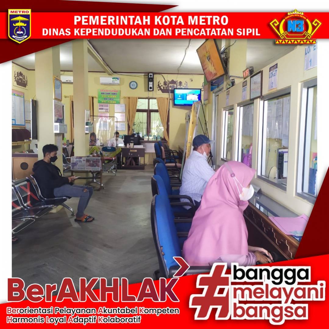 Pelayanan Harian Dinas Dukcapil Kota Metro