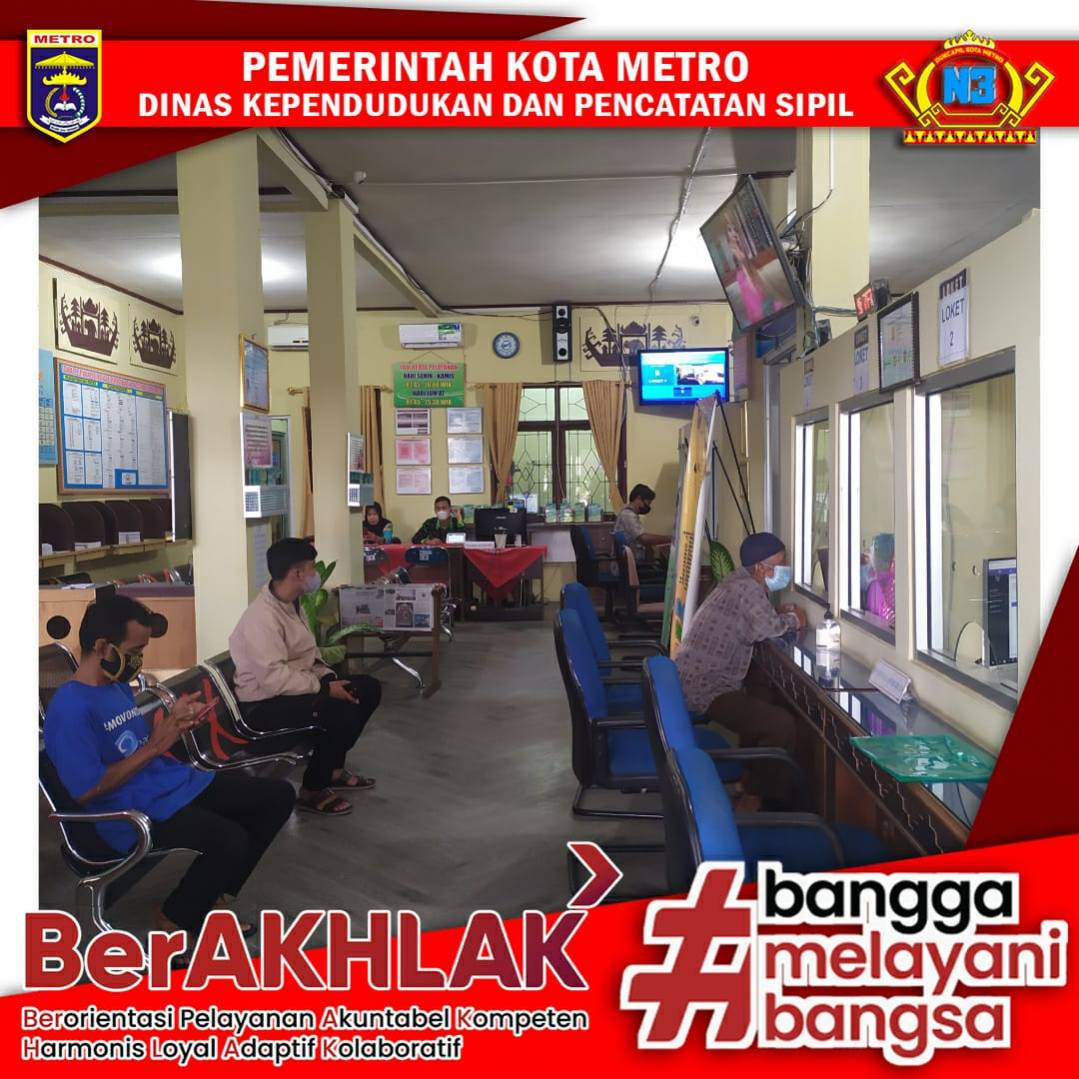 Pelayanan Harian Dinas Dukcapil Kota Metro