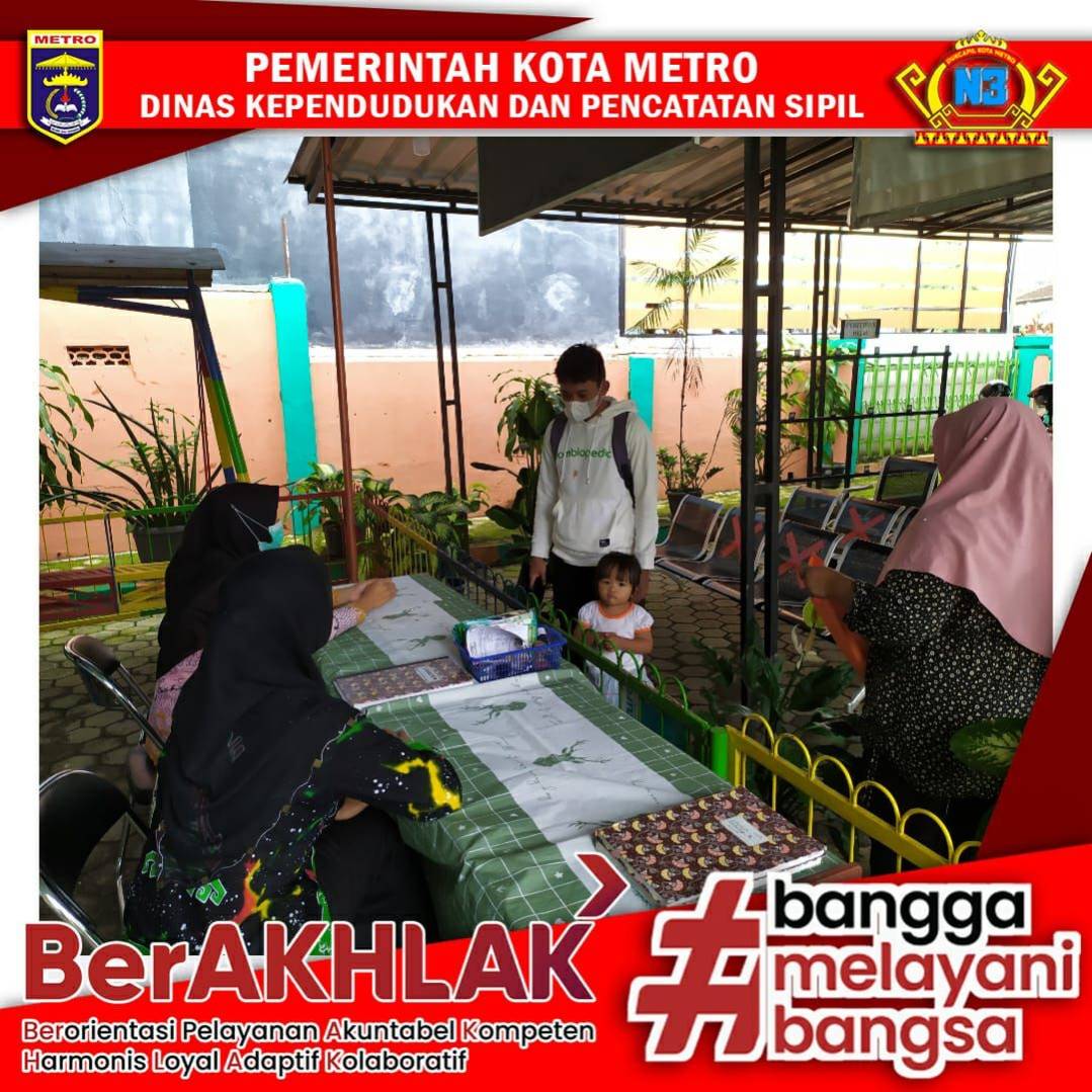 Pelayanan Harian Dinas Dukcapil Kota Metro