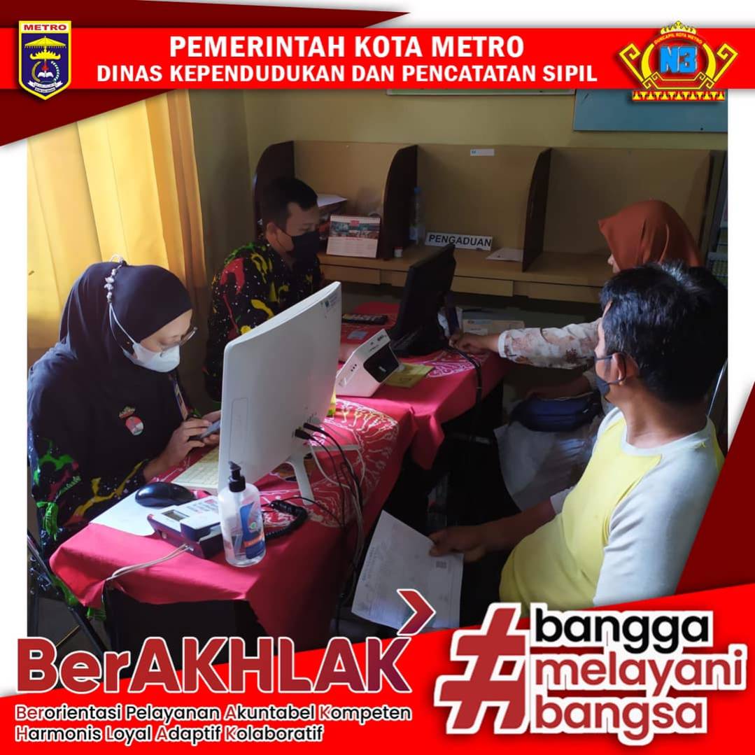 Pelayanan Harian Dinas Dukcapil Kota Metro
