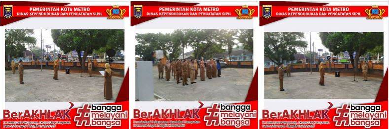 Pelaksanaan Apel pagi Mal Pelayanan Publik