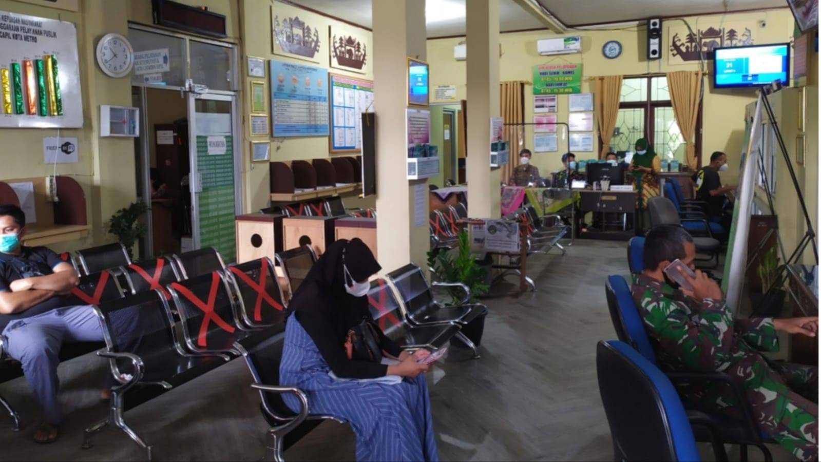 Pelayanan Harian Dinas Dukcapil Kota Metro