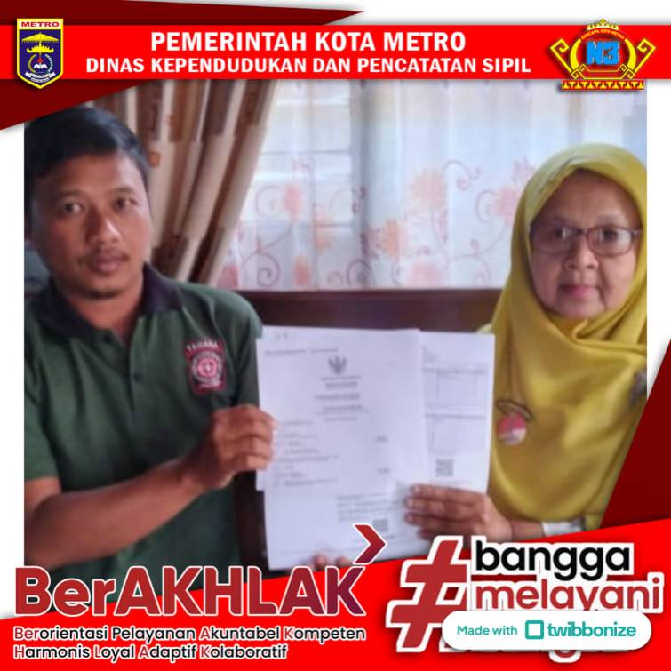 Pelayanan Jemput Bola Mingguan Dinas Dukcapil Kota Metro