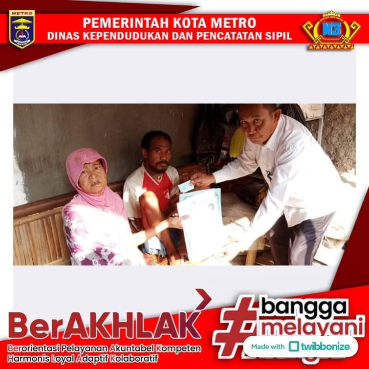 Perekaman KTP-el Keliling dan Pembuatan IKD ke Kelurahan se Kota Metro