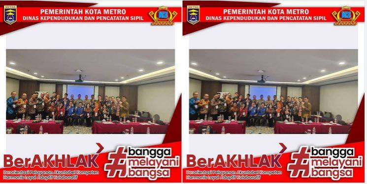 Ibu Kepala Dinas Kependudukan dan Pencatatan Sipil Kota Metro Mengikuti Diklat Penguatan Tugas-Tugas Kadisdukcapil