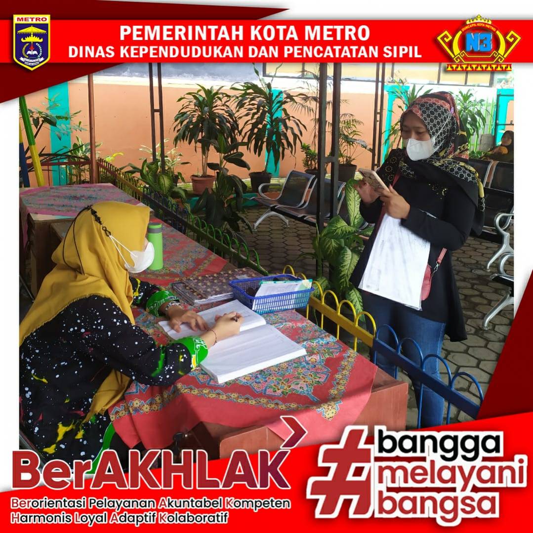 Pelayanan Harian Dinas Dukcapil Kota Metro
