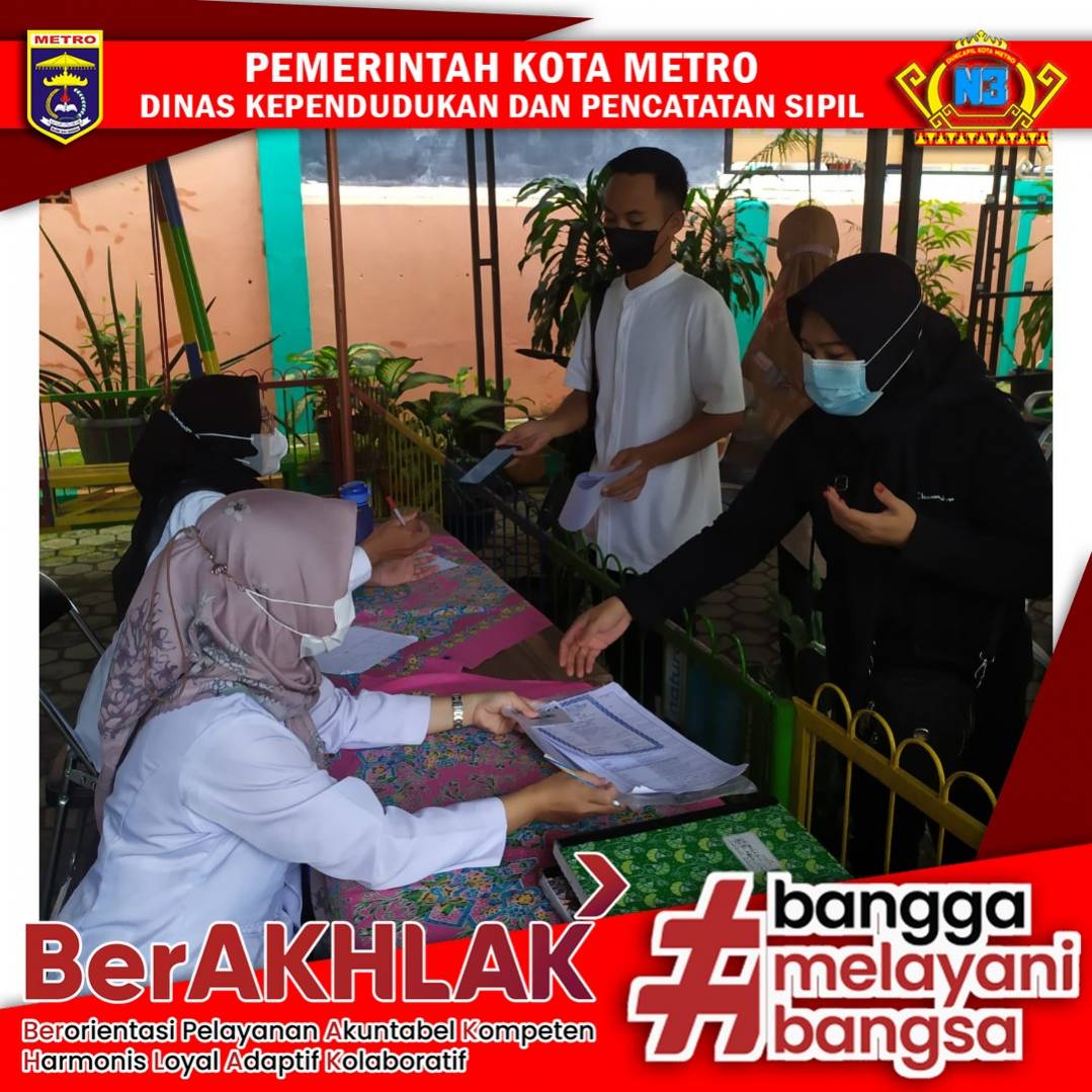 Pelayanan Harian Dinas Dukcapil Kota Metro