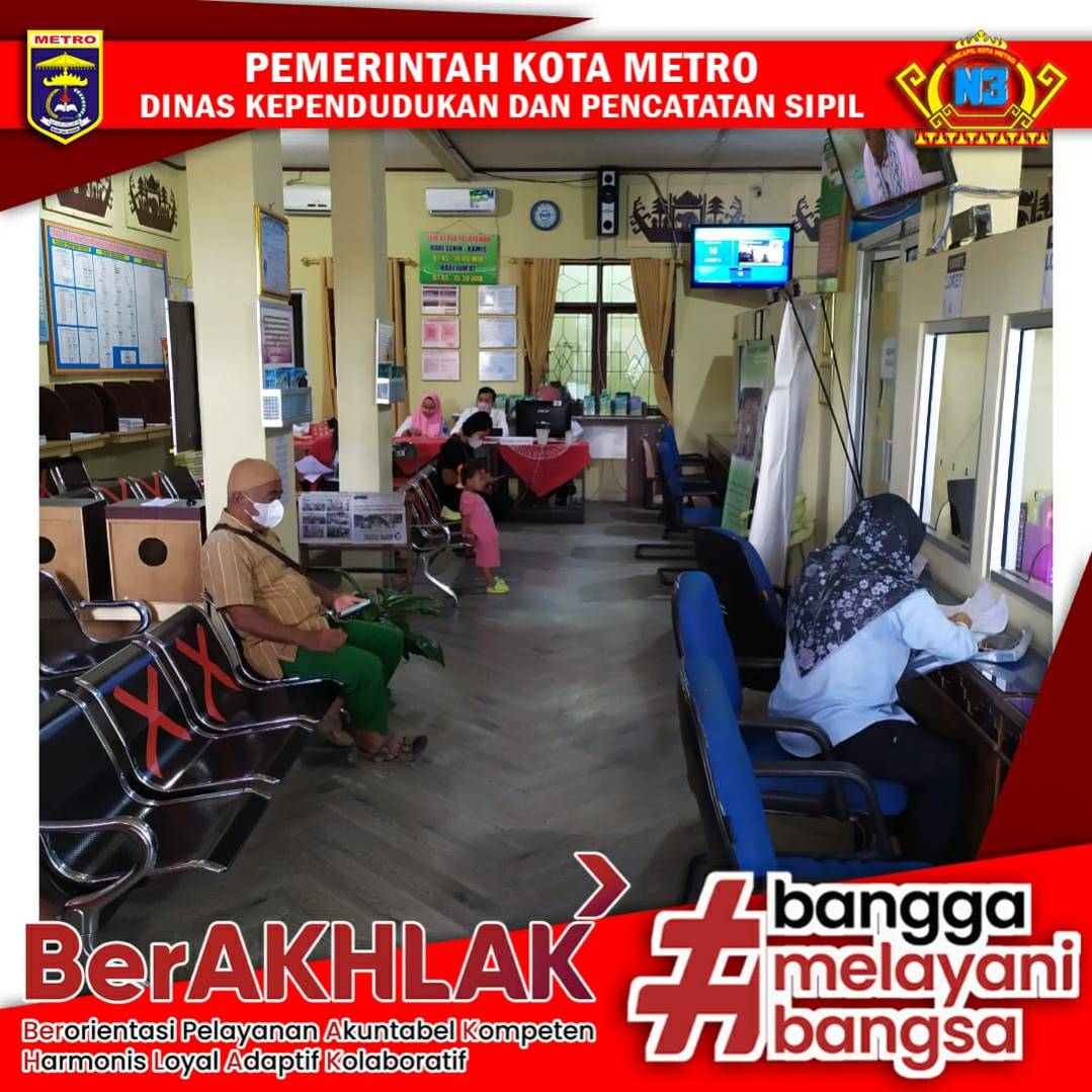 Pelayanan Harian Dinas Dukcapil Kota Metro