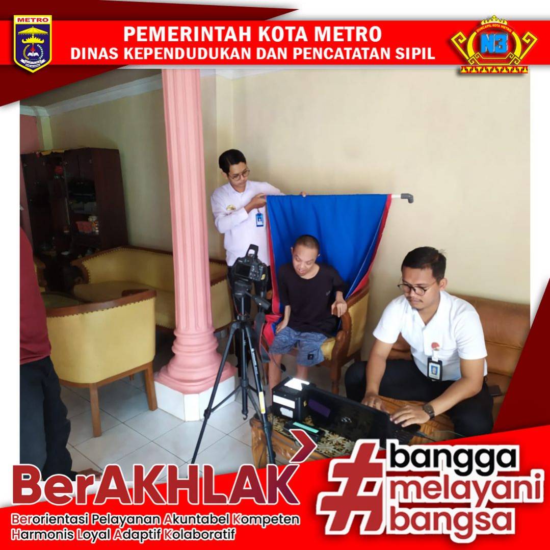 Kegiatan Perekaman KTP-el Khusus Disabilitas