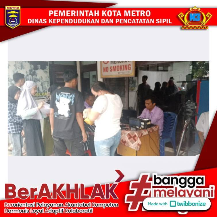 PEREKAMAN KTP-EL KELILING KE KELURAHAN IRING MULYO