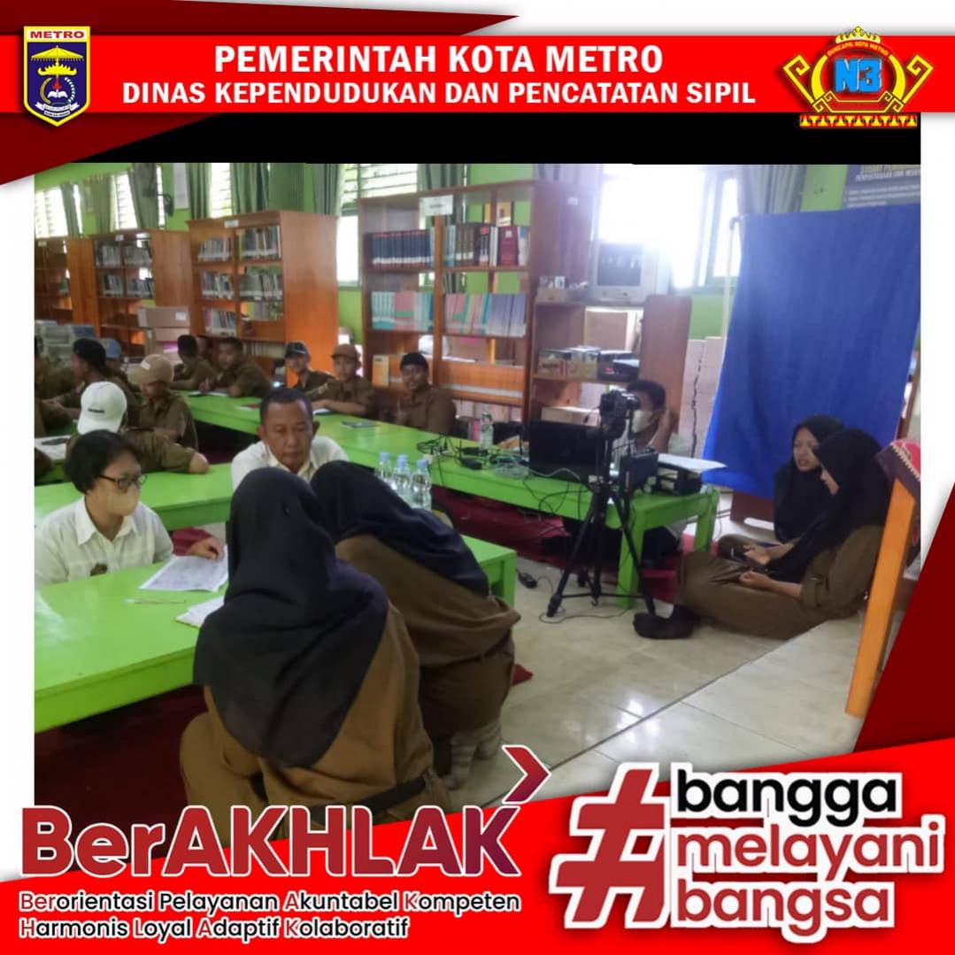 Perekaman KTP-el Keliling Sekolah se Kota Metro