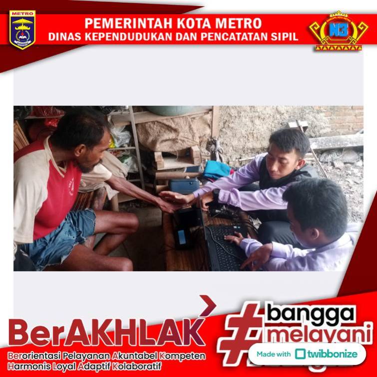 Jemput Bola Pelayanan Perekaman KTP Khusus ODGJ