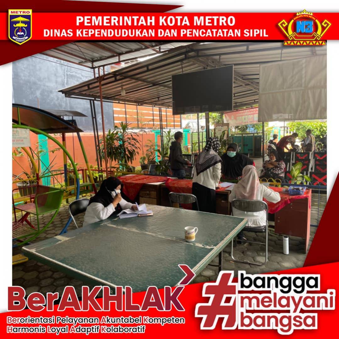 Pelayanan Harian Dinas Dukcapil Kota Metro
