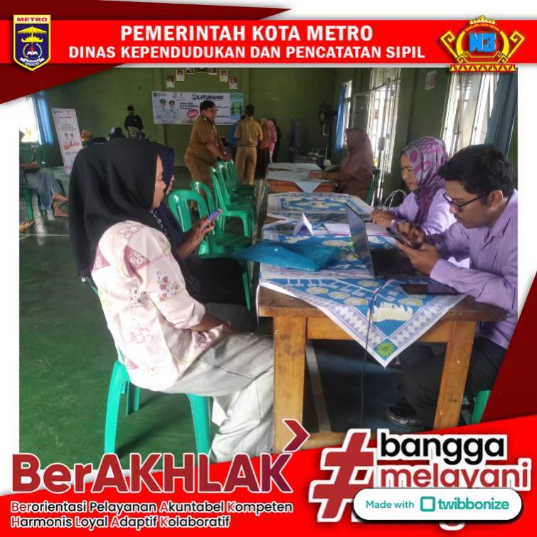Kegiatan Silaturahmi di Kecamatan Metro Utara
