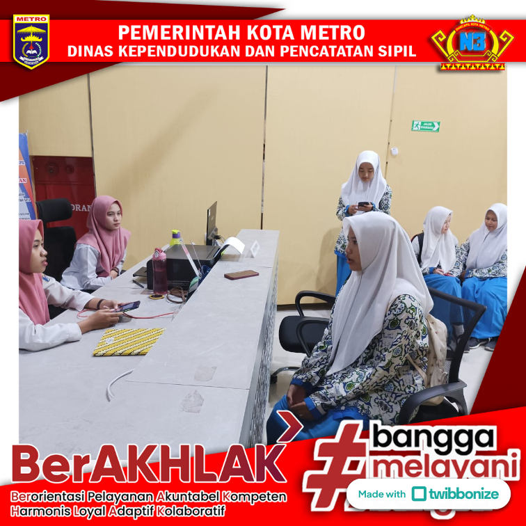 Pelayanan Publik Maksimal, Disdukcapil Kota Metro Lakukan Pelayanan Pada Mal Pelayanan Publik Kota Metro