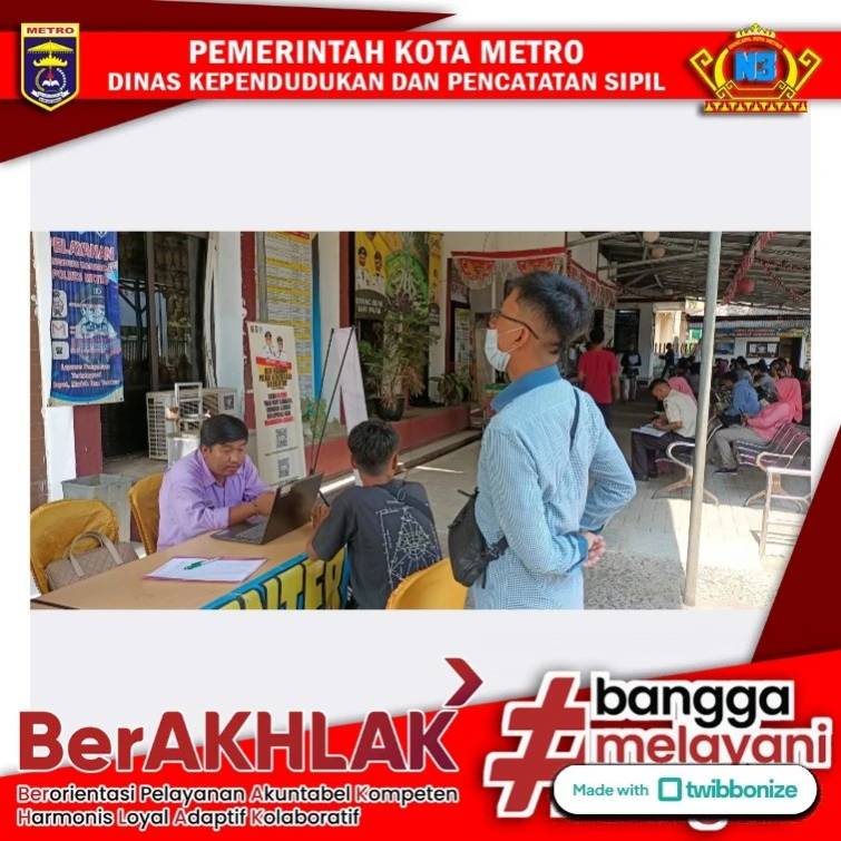 Jemput Bola Pelayanan IKD di SAMSAT KOTA METRO