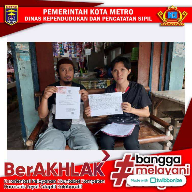 Pelayanan Jemput Bola Mingguan Dinas Dukcapil Kota Metro
