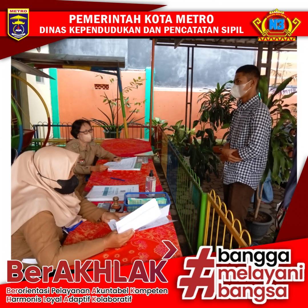 Pelayanan Harian Dinas Dukcapil Kota Metro