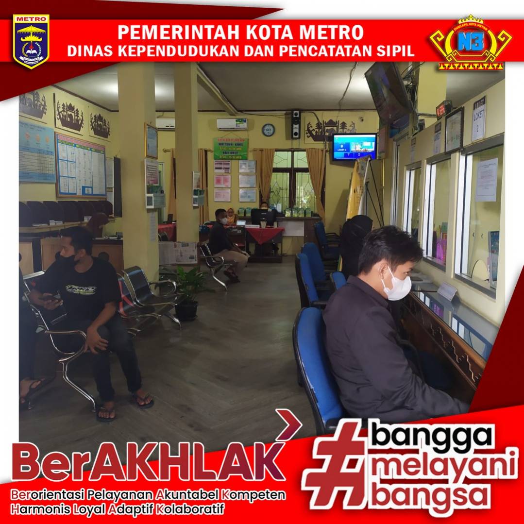 Pelayanan Harian Dinas Dukcapil Kota Metro