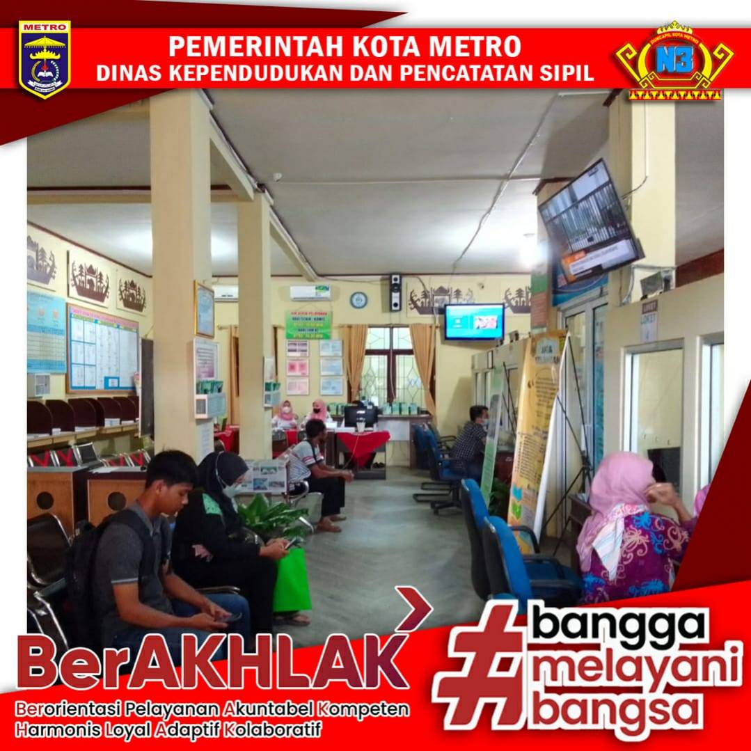 Pelayanan Harian Dinas Dukcapil Kota Metro