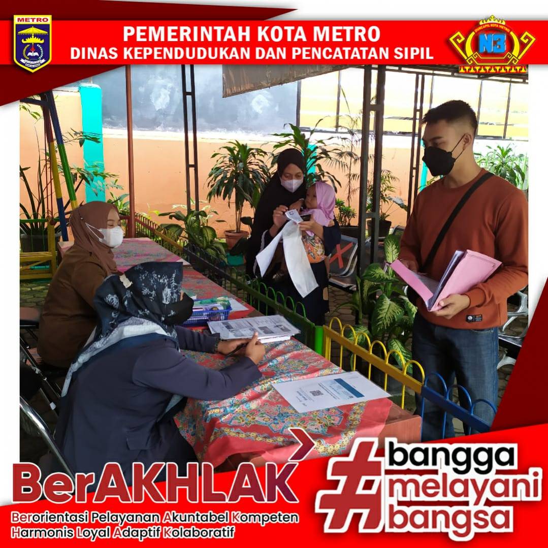Pelayanan Harian Dinas Dukcapil Kota Metro