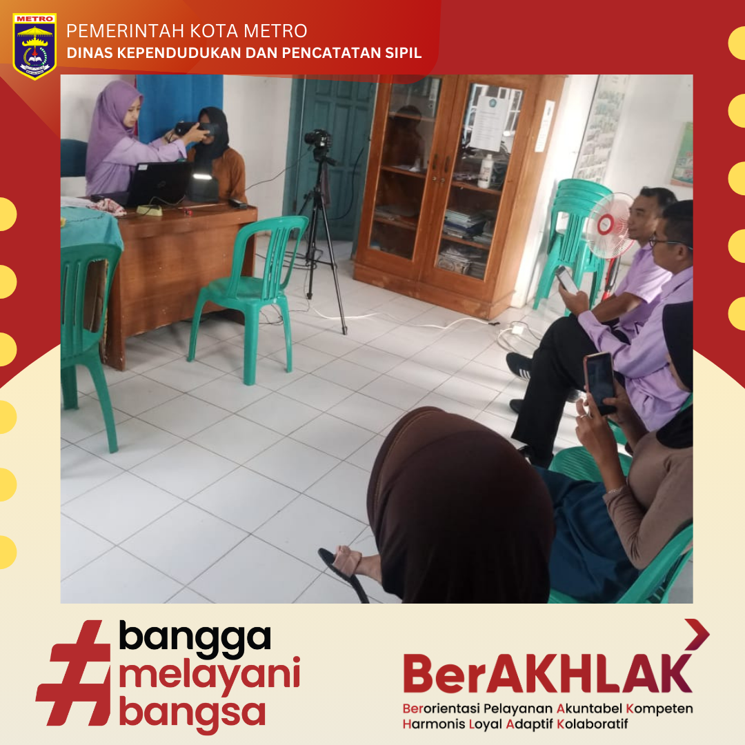 Perekaman KTP bertempat di Kelurahan Karang Rejo