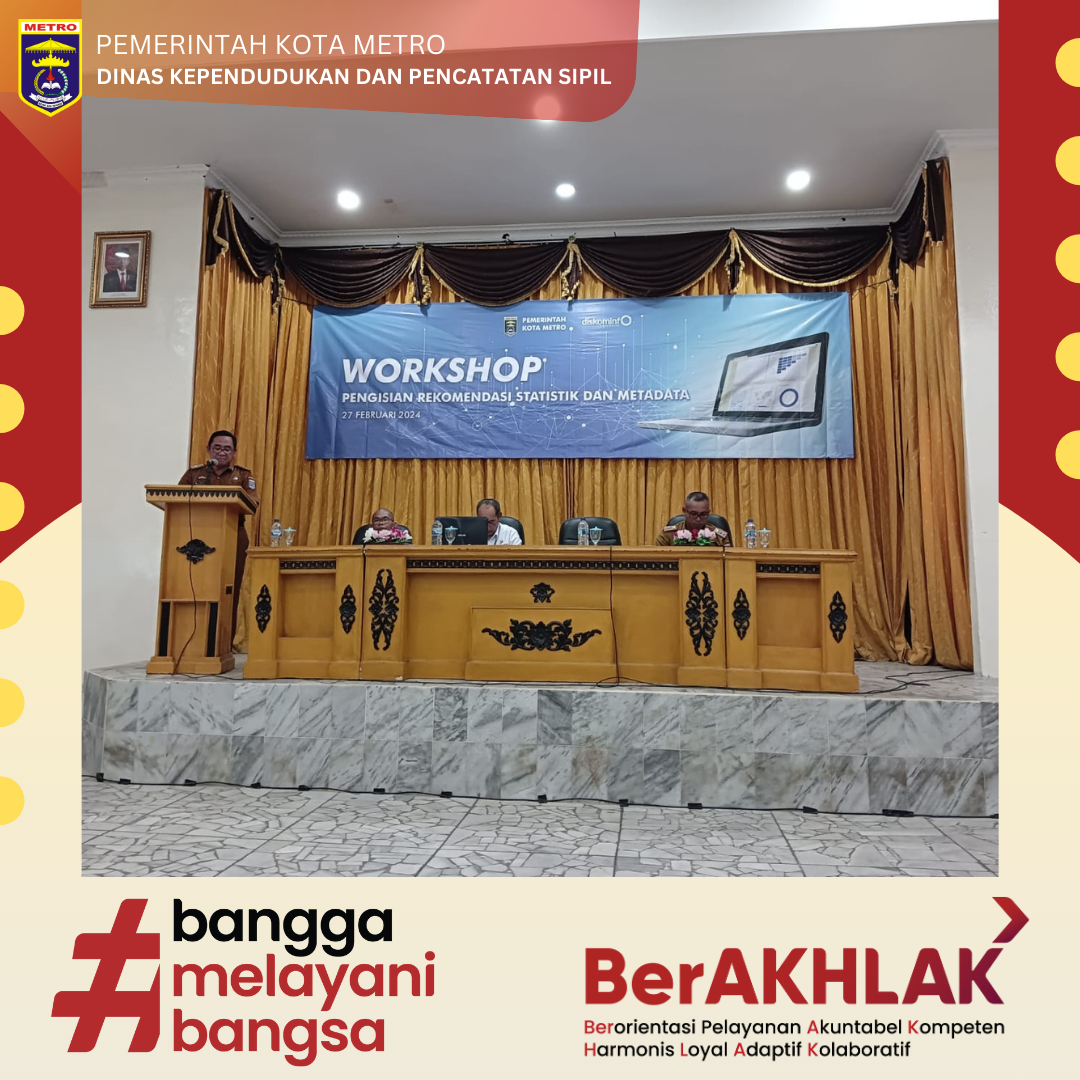 Mengikuti Kegiatan Workshop Pengisian Rekomendasi Statistik dan Metadata 